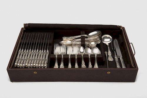TIFFANY & COMPANY Silver Flatware Service, together with DOMINICK & HAFF Assorted Silver Flatware