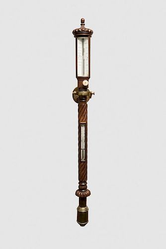 Gimbaled Regency Stick Barometer