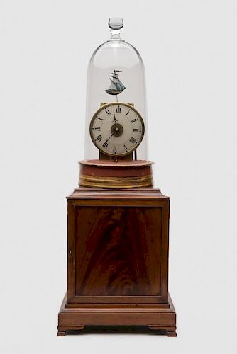 Lighthouse Alarm Clock attributed to SIMON WILLARD, ca. 1818