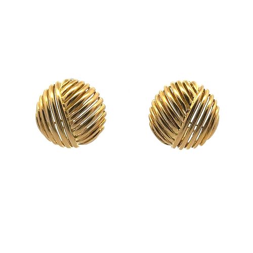 Tiffany & Co. 18k yellow Gold Vintage Ear Clips