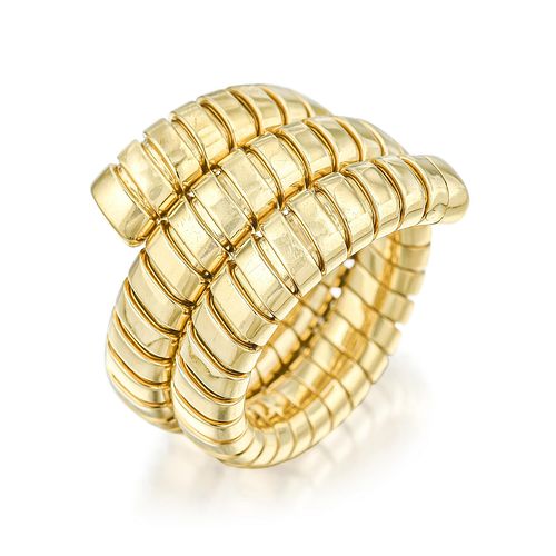 Bulgari Gold Coil Ring
