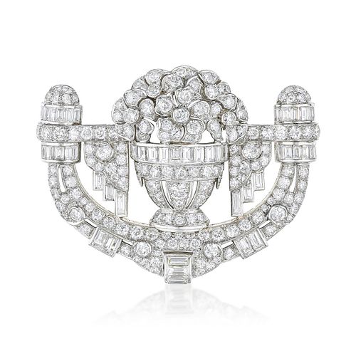 Art Deco Diamond Dress Clip/Brooch