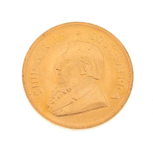 Medalla SUID- AFRIKA-SOUTH AFRICA en oro amarillo de 21k. Peso: 34.0 g.