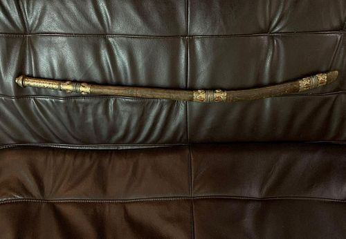IMPORTANT WOODEN CANE