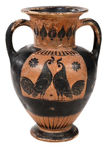 Greco Roman Style Double Handled Vase 