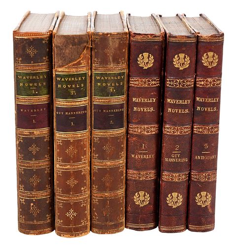 45 Leatherbound Volumes, Waverly Novels