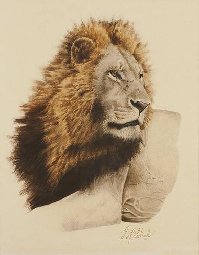 Guy Joseph Coheleach b. 1933 SAA | Lion