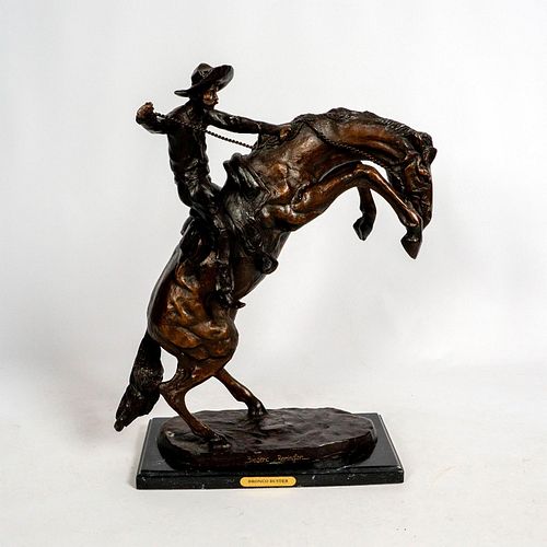 After Frederic Remington Bronze Sculpture, Bronco