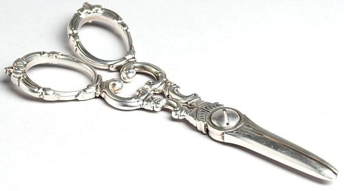 Pair of Tiffany Silver Electroplate Grape Shears