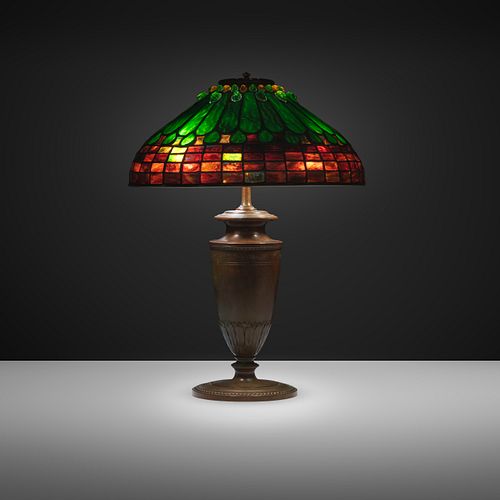 Tiffany Studios - Jewel & Feather Table Lamp