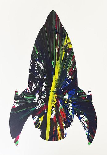 Damien Hirst - Spaceship Spin Painting
