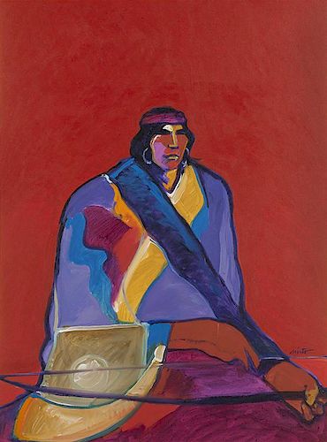 John Nieto b. 1936 | Navaho Warrior