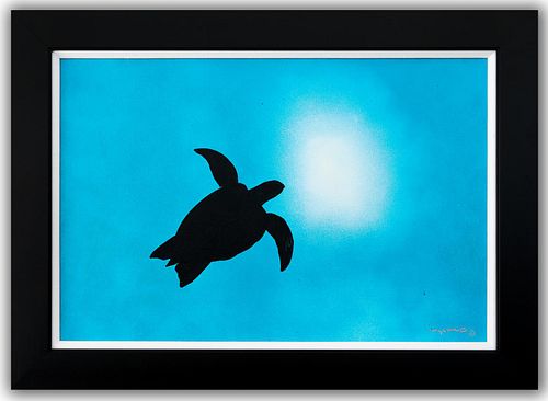 Wyland- Original Painting on Canvas "Sea Turtle"