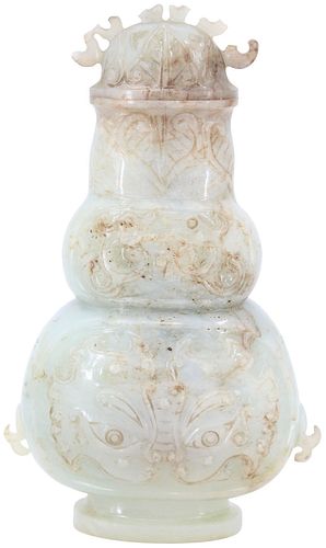 19th Century Chinese Jade Snuff Bottle, As Is