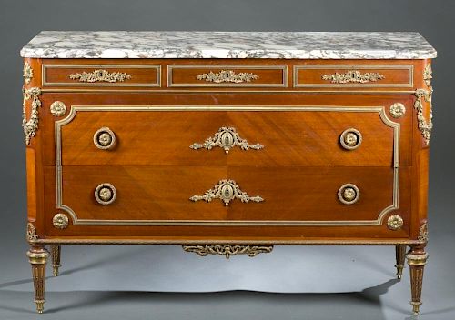 Louis XVI style commode / chest on legs.