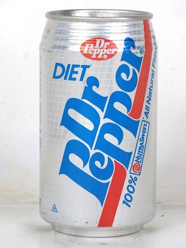 1988 Dr. Pepper Diet 12oz Can Columbia South Carolina