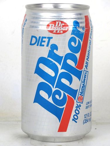 1988 Dr. Pepper Diet 12oz Can Morganton North Carolina