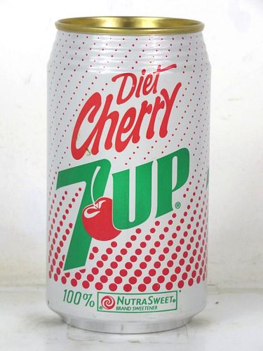 1988 7up Diet Cherry 12oz Can Norton Virginia