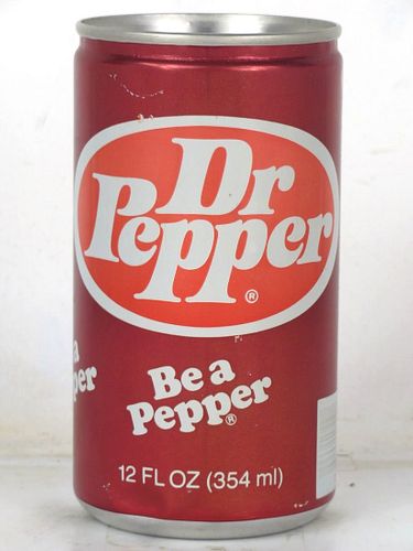 1980 Dr. Pepper 12oz Can Norton Virginia