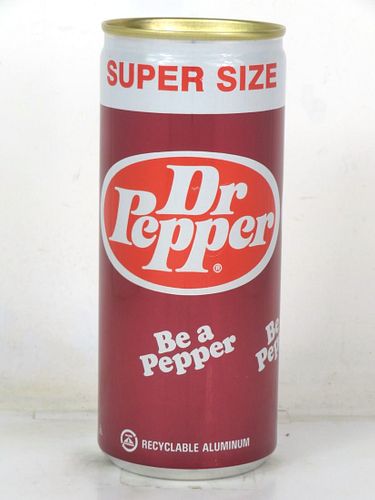 1980 Dr. Pepper 16oz Can Cuero Texas