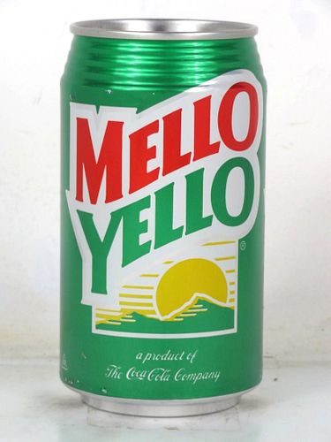 1988 Mello Yello 12oz Can "Member of the CCE Bottling Group"