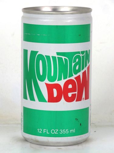 1978 Mountain Dew 12oz Can Princeton West Virginia
