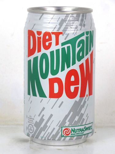 1993 Mountain Dew Diet 12oz Can Independent Local Bottler