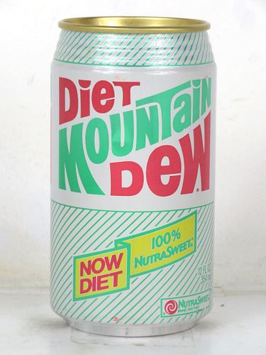 1987 Mountain Dew Diet 12oz Can Norton Virginia