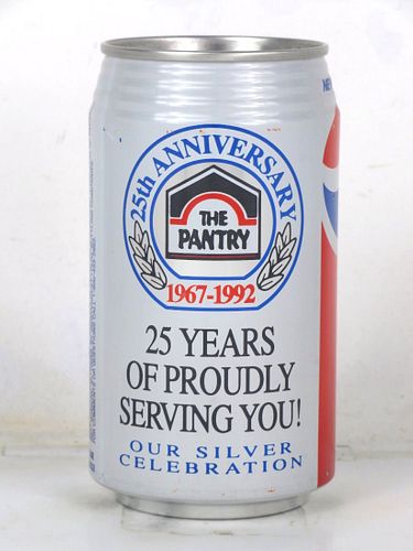 1992 Pepsi Cola "The Pantry" 25 Years 12oz Can