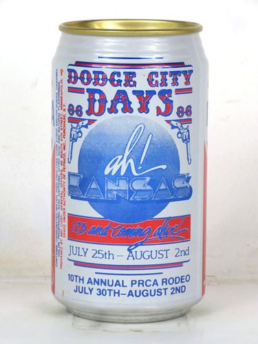 1986 Pepsi Cola Dodge City Days Rodeo 12oz Can Minneapolis Minnesota