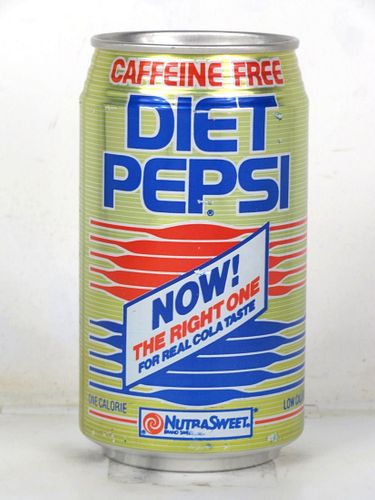 1986 Pepsi Diet Caffeine Free "Now!" 12oz Can Columbia S Carolina