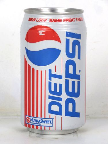 1992 Pepsi Diet Cola "New Look" 12oz Can