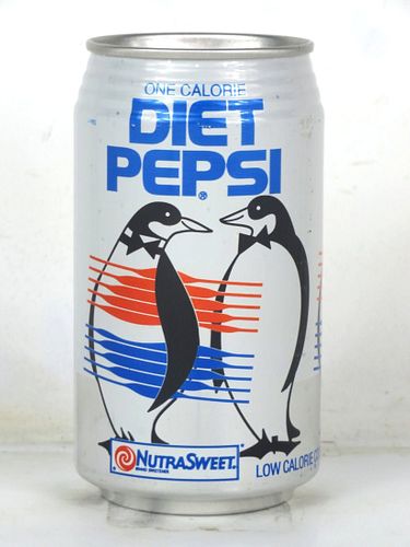 1993 Pepsi Diet Cola Christmas Penguins 12oz Can Columbia South Carolina