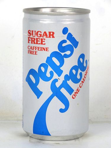 1984 Pepsi Free Cola (w/saccharine) 12oz Can Norton Virginia