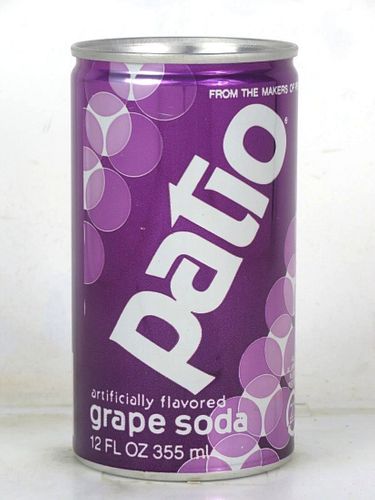 1977 Pepsi Patio Grape Soda 12oz Can Orlando Florida
