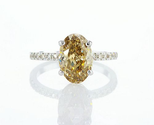 14kt White Gold 3.01 ctw Diamond Ring