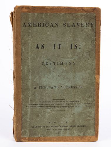 ANTIQUARIAN ANTI-SLAVERY / ABOLITIONIST VOLUME