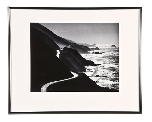 Highway 1 Big Sur 1965 silver print by Henry Gilpin