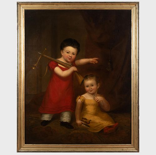 Attributed to John Wesley Jarvis (1780-1840): The Dempsey Children