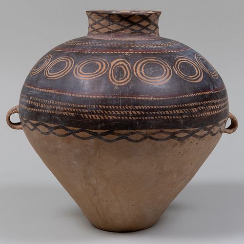 Chinese Burnished Painted Pottery Vase