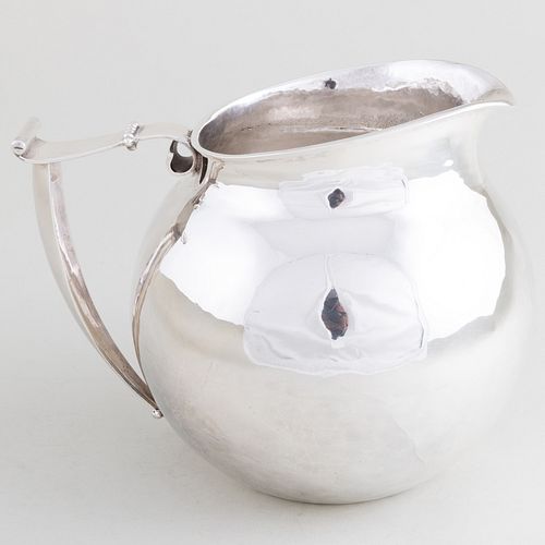 Mexican Silver Water Pitcher