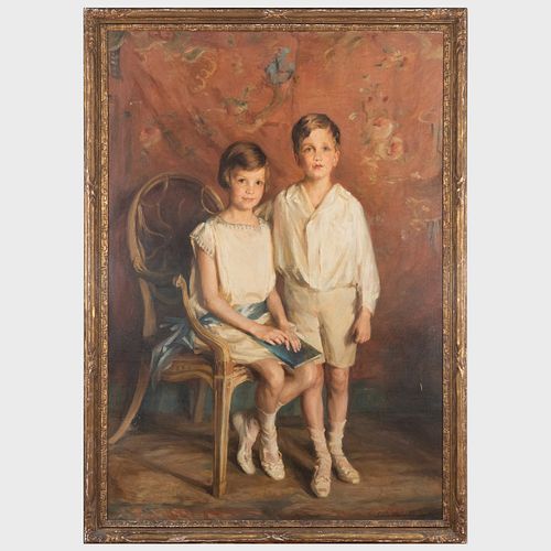 Lydia Field Emmet (1866-1952): Portrait of a Brother and Sister