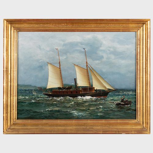 Attributed to James Gale Tyler (1855-1931): The Commodore's Yacht