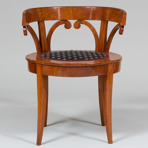 Biedermeier Cherry Desk Chair