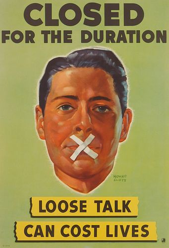 after Howard Scott WWII poster