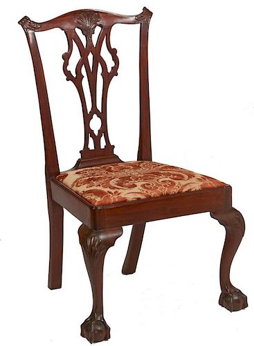 NEW YORK CHIPPENDALE SIDE CHAIR