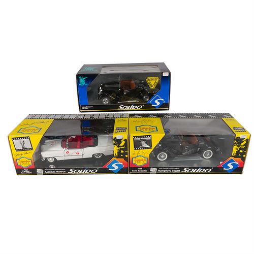 Three Solido Model Cars