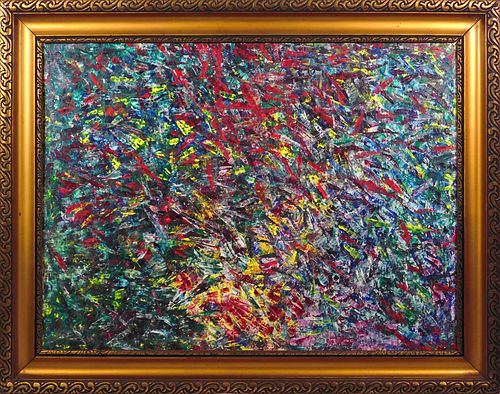 Jean Paul Riopelle, Style of: Composition