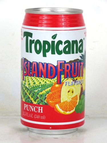 1985 Tropicana Island Fruit Punch 12oz Can Bradenton Florida