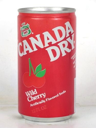 1977 Canada Dry Wild Cherry (Red) 12oz Can Los Angeles
